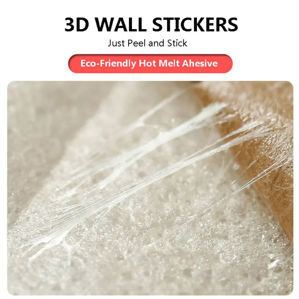 DIY 3D Simple Brick Pattern Wall Stickers - Thickened, Sound-proof, Waterproof, Moisture-proof - Available in 15pcs, 20pcs, 40pcs