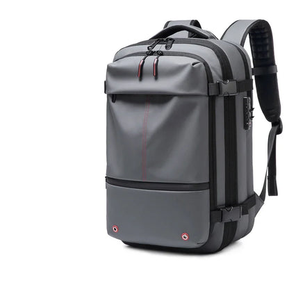 17-Inch Travel Laptop Backpack for Men - Vacuum Compression Business and School Backpack with Large Capacity for Outdoor Use