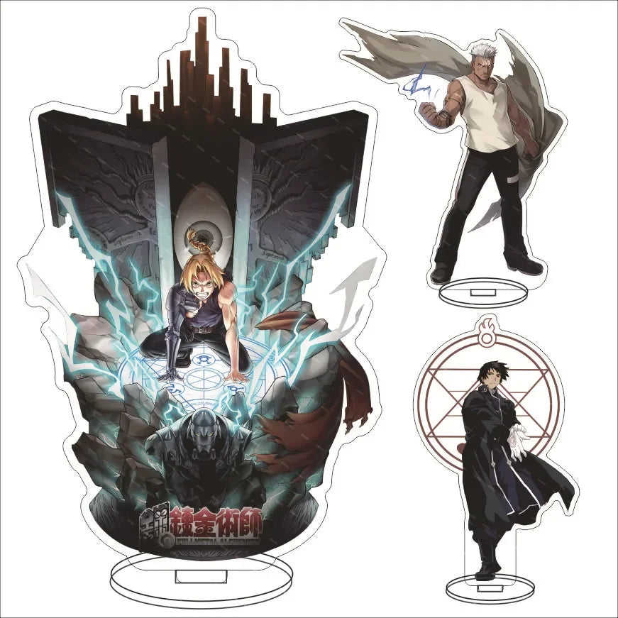 Fullmetal Alchemist Acrylic Stand — 15cm Anime Action Figure PVC Desktop Model Toy Gift