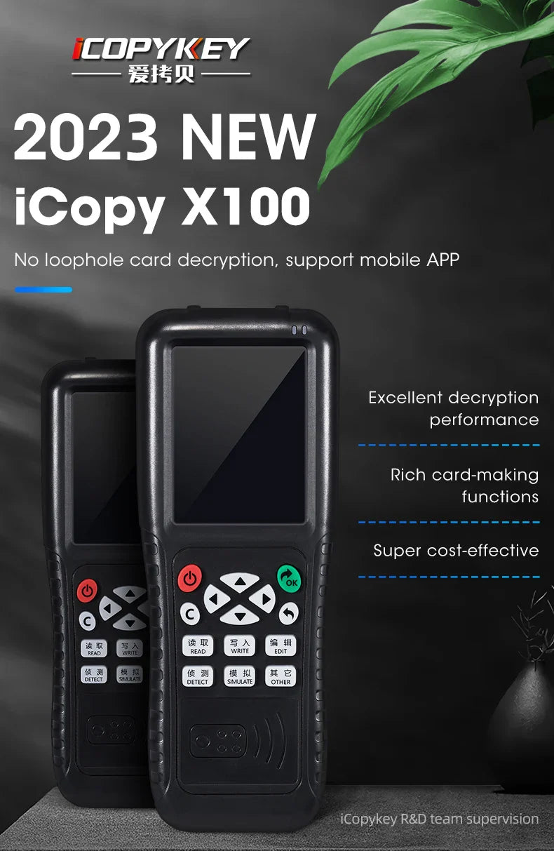 5YOA IX100 RFID Reader & Duplicator – Advanced Programmer, Copier & Writer for 13.56MHz & 125KHz Cards