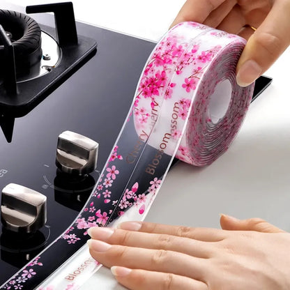 Bathroom and Kitchen Accessories - Self-Adhesive Waterproof Caulk Strip Tape for Shower, Bath, Sink, and Wall Sticker