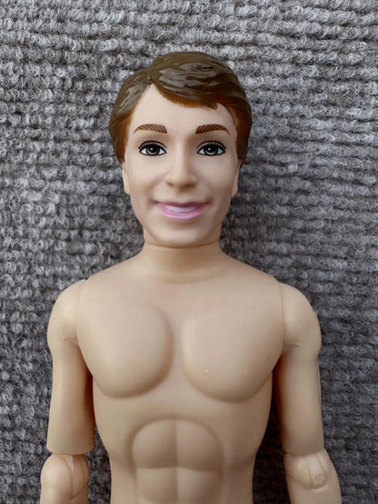 1/6 Boys Doll – 30cm Movable Joint Male Figure, Solid DIY Toy for Kids Birthday Gifts