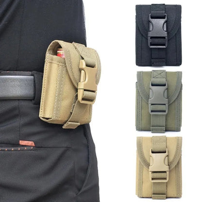 Tactical Molle Pouch Waist Bag for Men - Phone Pouch Fanny Pack for Camping and Hunting, EDC Accessories