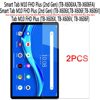 2PCS Tempered Glass Screen Protector for Lenovo Tab P11 Gen 2, M10 FHD Plus, M9, M8, M7, Legion Y700, Xiaoxin Pad 2024, YOGA 11