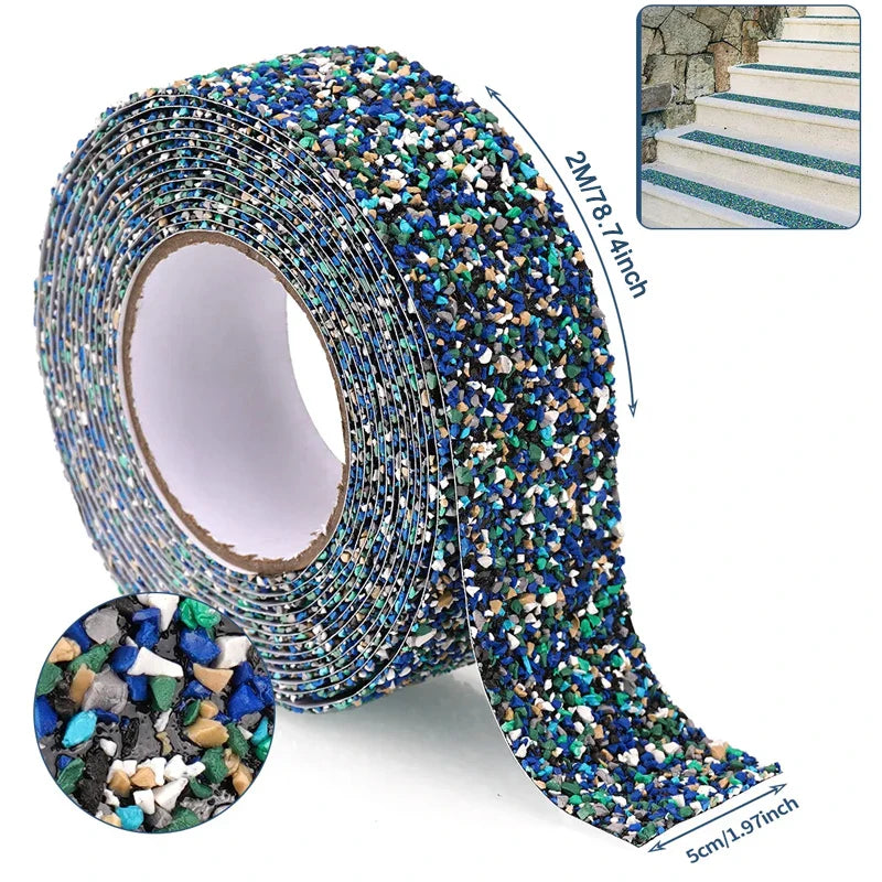 Anti-Slip Heavy Duty Grip Tape – Waterproof High Adhesive Safety Tape for Stairs, Steps & Skateboards