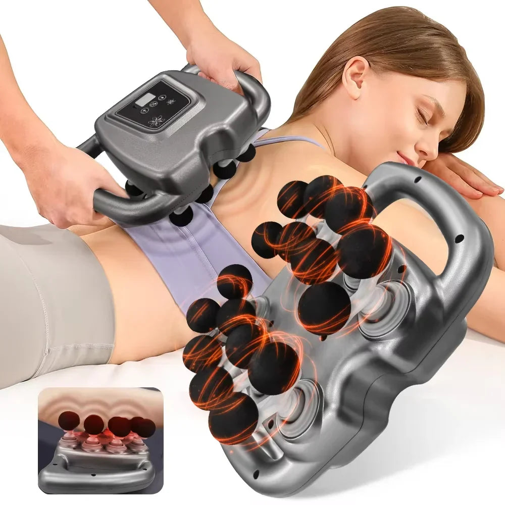 Fascia Gun Muscle Massager – High-Frequency Electric Massage Gun for Back, Shoulders, Legs & Waist, Professional Body Relaxation
