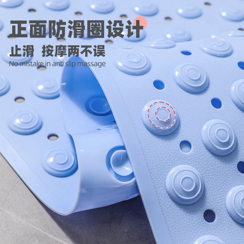 Non-Slip Bathroom Floor Mat – Anti-Drop Toilet & Bathtub Massage Mat for Household Safety