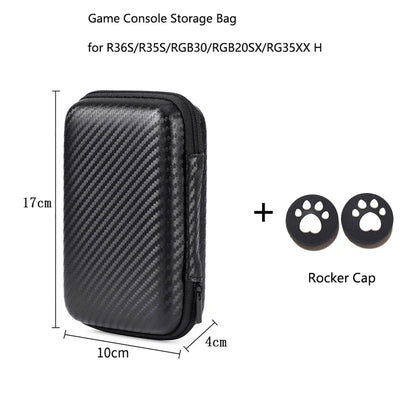 Game Console Storage Bag for R36S/R35S/RGB30/RGB20SX/RG353M/RG35XX - Hard Portable Protective Case Organizer   2/2