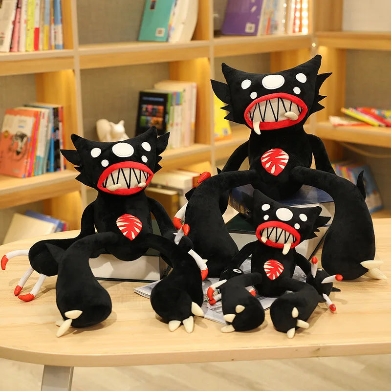 Soft Black Spider Plush Toy — Creative Monster Stuffed Animal Gift for Kids, Pets & Boyfriends