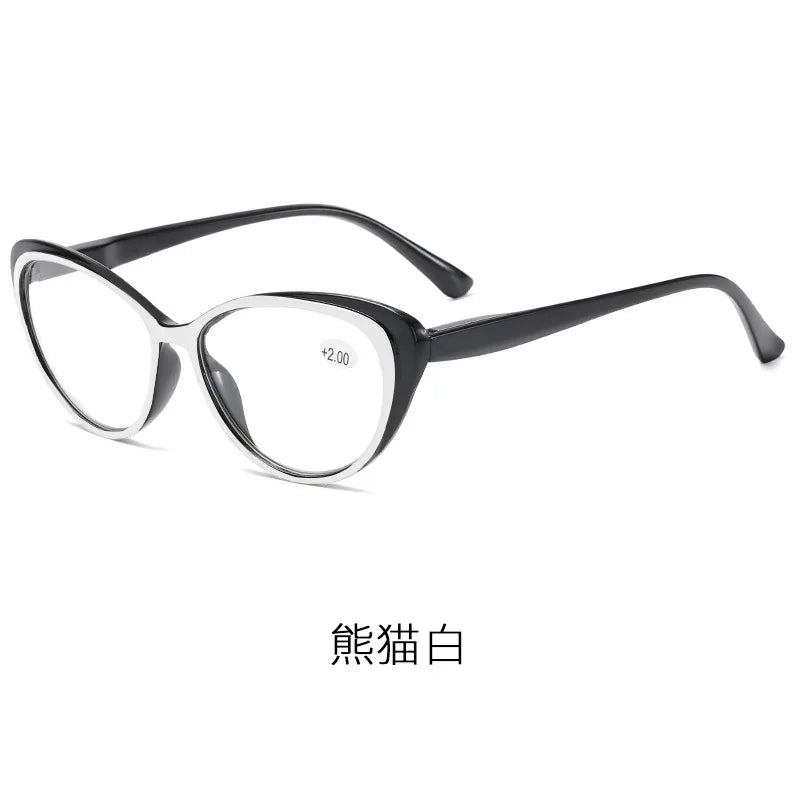 Fashion Cat Eye Reading Glasses for Women & Men – Computer Eyewear for Hyperopia & Presbyopia, Diopter +1.0 to +4.0
