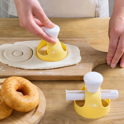 DIY Creative Donut Mold - Cake Decorating Tools, Kitchen Baking Accessories, Doughnuts Cooking Cutter, Desserts, and Bread Cutting Maker