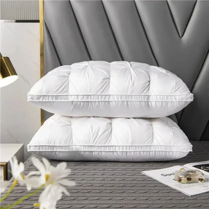 Comfortable Sleeping Pillow – 5-Star Hotel Quality, Soft Three-Dimensional Bilateral Washed Solid Color Pillow