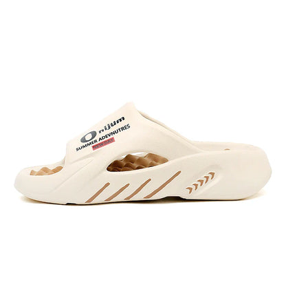 2024 Men’s Massage Slippers – Comfortable Indoor/Outdoor Slides & Beach Sandals, Sizes 38-47