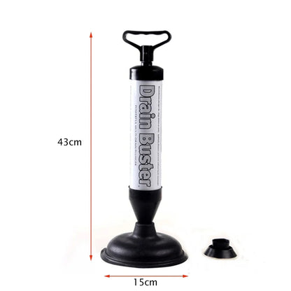 High Pressure Toilet Plunger – Anti-Clogging Suction Cup Drain Cleaner for Bathroom & Kitchen Sinks