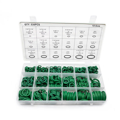 Nitrile Rubber O-Ring Assortment Kit: High-Pressure Sealing Set for Plumbing, Automotive, and Faucet Repair