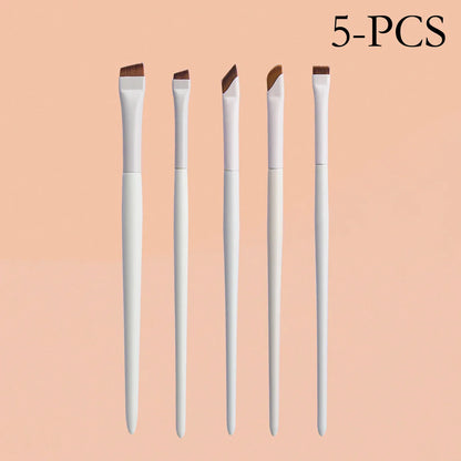 Upgrade Blade Eyeliner Brush | Ultra-Thin Fine Angle Flat Brush for Eyebrows & Under-Eye Makeup | Precise Detail White Brush