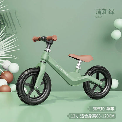 Outdoor Children’s Balance Bike – No Pedal Baby Sports Training Walker with Inflatable Tires, Best Gift for Kids