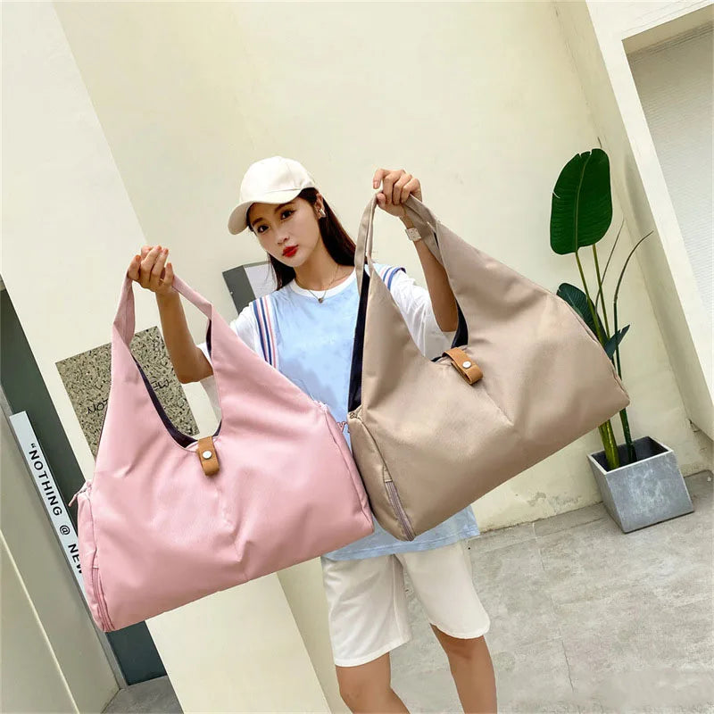 Women’s Yoga Mat Bag – Fitness Shoulder Tote for Gym, Sports, Travel, Dry/Wet Storage