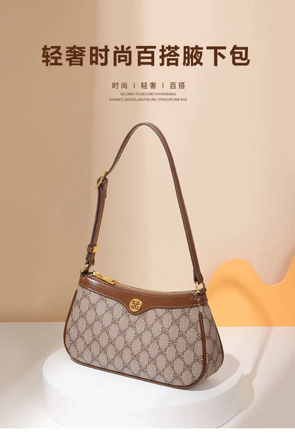 Designer Luxury Women’s Underarm Tote Bag – Fashionable Single-Shoulder Crossbody Bag for Commuting