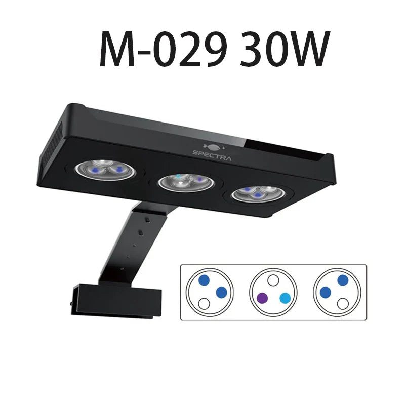 Spectra Nano 029 Aquarium Light 30W – Touch Control Saltwater Lighting for Coral Reef Fish Tanks