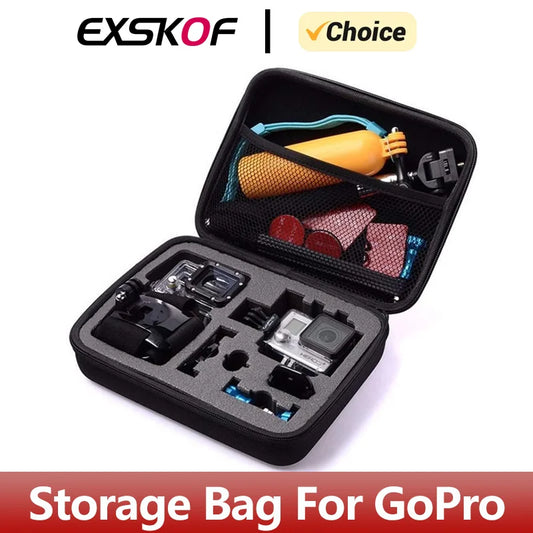 Protective Carrying Case Storage Bag for GoPro Hero 4–13, SJCAM, AKASO, DJI Osmo Action Camera Accessories