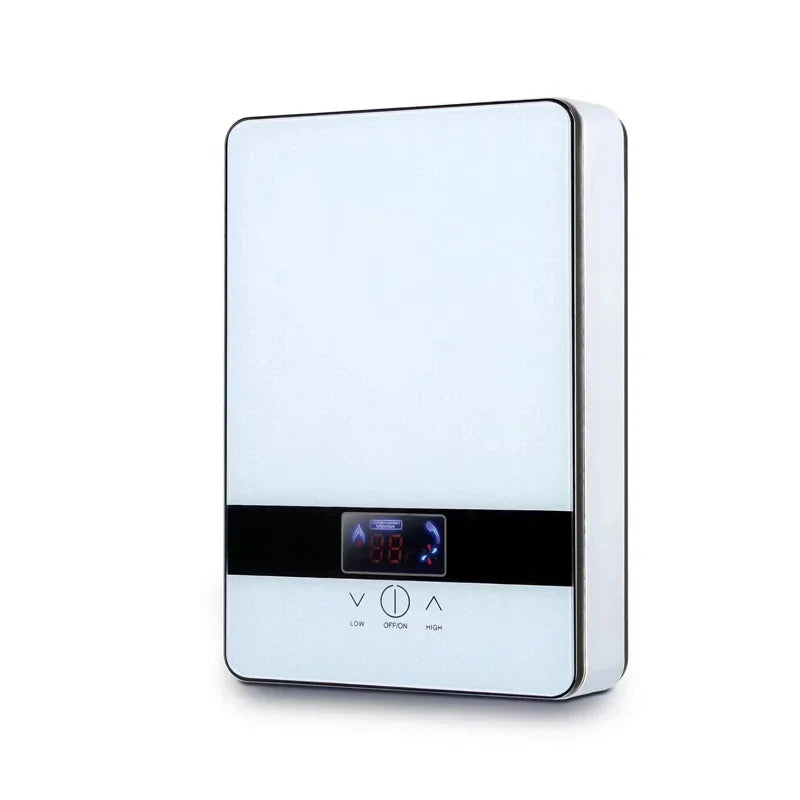 Instant Electric Water Heater 6500W — 220V Thermostat Flow Heater for Bathroom & Kitchen Hot Shower
