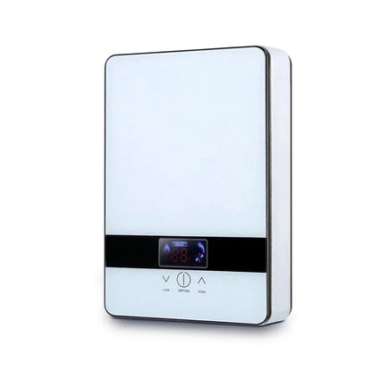 Instant Electric Water Heater 6500W — 220V Thermostat Flow Heater for Bathroom & Kitchen Hot Shower