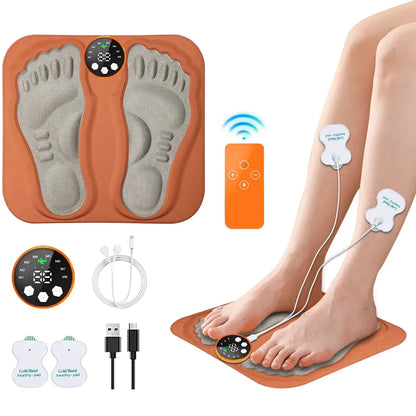 F Remote 3D Smart Foot Massager Pad — 8 Modes, 29 Levels Muscle Relaxation & Leg Slimming Therapy