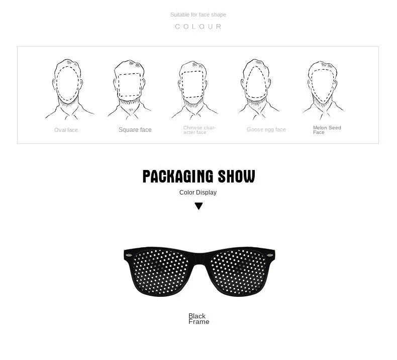 Anti-Myopia Pin Hole Glasses – Vision Correction & Eye Fatigue Relief for Men & Women