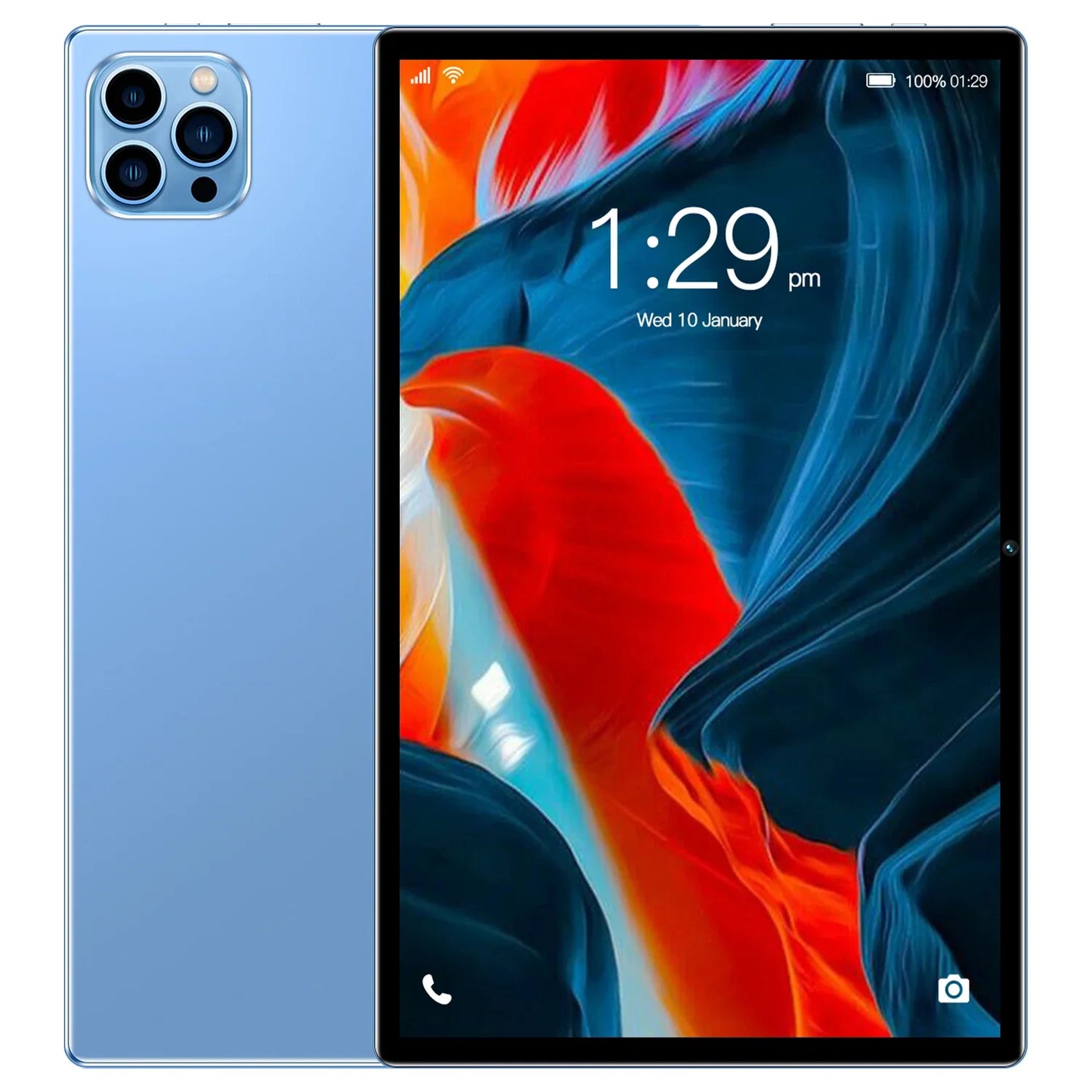 10.1" Android Tablet – Octa-Core, Dual SIM 3G Call, Dual Cameras, 4GB RAM 64GB, Global Version, Google Play