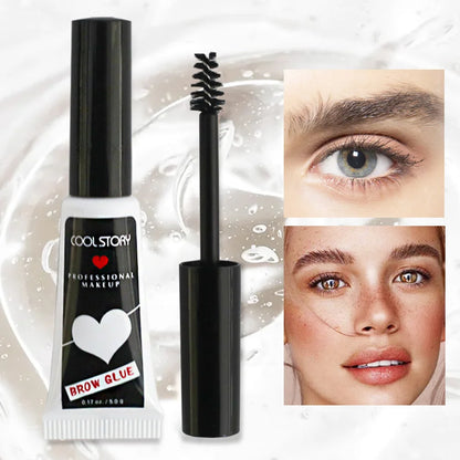Transparent Eyebrow Shaping Gel – Waterproof, Natural 3D Long-Lasting Eyebrow Enhancer