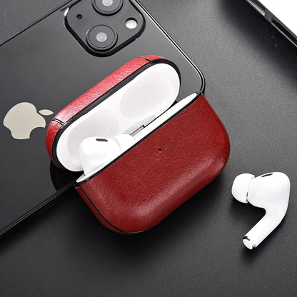Leather Hard Plastic Cover for AirPods Pro 2 – Case for AirPods Pro 2nd Gen, Funda for AirPods 3 Pro 2023, Headphone Coque