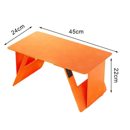 Adjustable Foldable Laptop Stand - Space-saving Computer Support for Home, Bedroom, Small Desk, and Office
