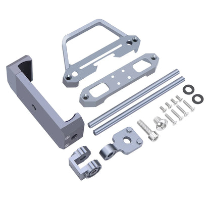Aluminum Protector Frame Bracket with Phone Mount Holder for Flysky Noble NB4 Pro, NB4 Lite, NB4+ Radio Transmitter   2/2