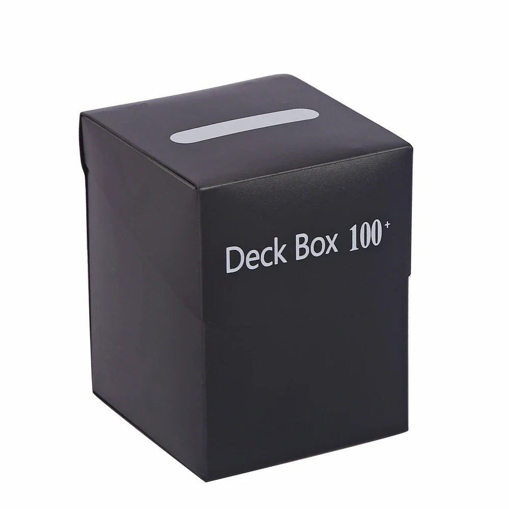 Trading Card Storage Box - 100+ Deck Game Card Carrying Case for Baseball Cards & Family Games