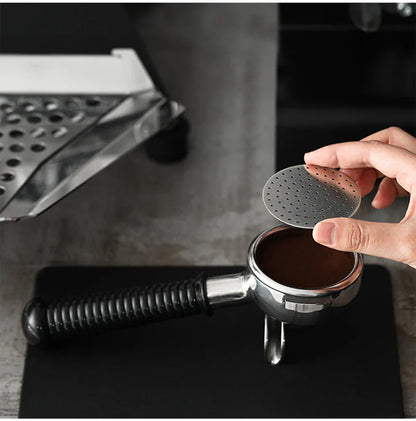 Reusable Coffee Filter Screen – 51/53/58mm Heat Resistant Mesh for Portafilter, Barista Espresso Puck Screen