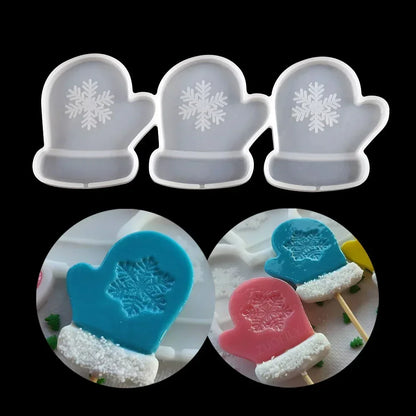 Halloween & Christmas Silicone Lollipop Mold – Pumpkin, Ghost & Elk Shape Candy, Chocolate, Cheese & Cake Decorating Tool
