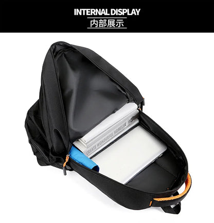 Men’s Oxford Waterproof Backpack – Business Laptop Rucksack for Travel, Work & High School Students