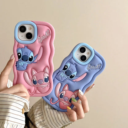 Stitch Soft Silicone Phone Case — Cartoon Cover for Samsung Galaxy A03S/A04E/A14-A16/A25-A36/A52-A56/S20-S25 Ultra & Plus