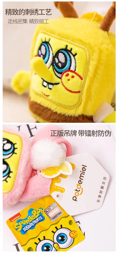 Anime Spongebob SquarePants Plush Toys – Patrick, Squidward, Mr. Krabs & Gary Stuffed Cartoon Toys, Birthday Gift for Kids