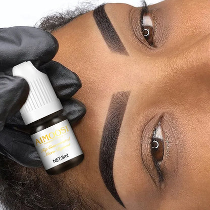 Top Tattoo Microblading Paint Ink: New 3ml Pigment for Semi-Permanent Body Art - Eyebrows, Eyeliner, Lips Tint Makeup Supplies