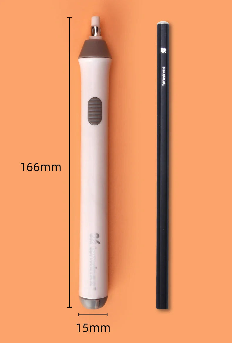 Adjustable Electric Eraser for School — Automatic Sketch & Drawing Rubber with Refill