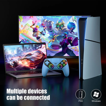 Wireless Bluetooth Gamepad Controller – Dual Vibration Turbo for PS5, PS5 Pro, PS5 Slim & PC