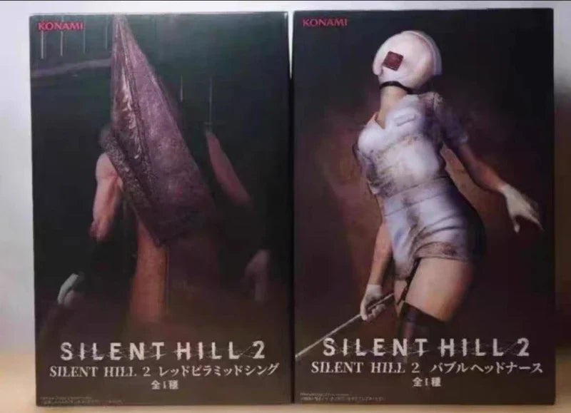 Silent Hill Figure – Bubble Head Nurse Red Pyramid Head Ornament, Horror Collectible Toy Gift