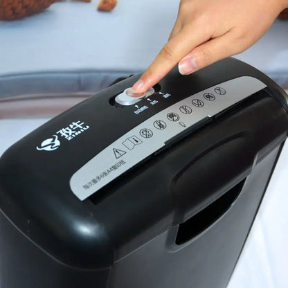A4 Mini Electric Paper Shredder – Compact Office & Home Document Grinder, Automatic Bill Cutter for Secure Data Disposal & Office Use