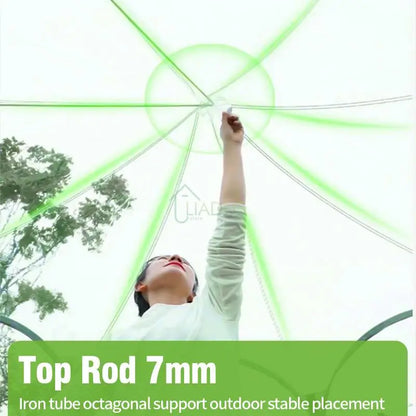 Camping Star Transparent Folding Tent – 4-8 Person Portable Spherical Tent, Rain/Windproof, Quick Opening for Outdoor Use