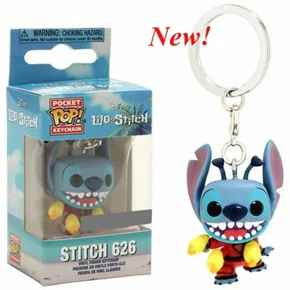Funko Pocket Pop Keychains 22 Styles – Mickey, Minnie, Donald, Stitch, Angel, Elvis, Lilo & Scrump Vinyl Figure Toys