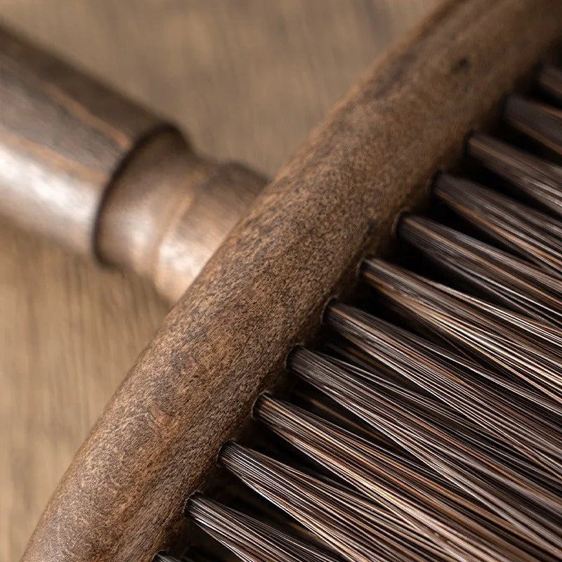 Multifunctional Wooden Cleaning Brush - Soft Bristles for Gap, Keyboard, and Car Interior Cleaning