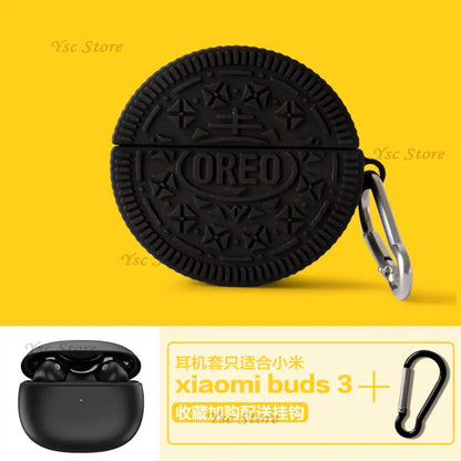 Cartoon Silicone Earphone Case for Xiaomi Buds 3 — Soft Protective Shell for Wireless Earbuds