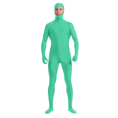 Full Body Zentai Suit for Men – Halloween Second Skin Tight Spandex Nylon Bodysuit Cosplay Costume